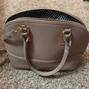 Mauve Medium dome satchel